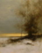 Alone with the Light - 16 x 20