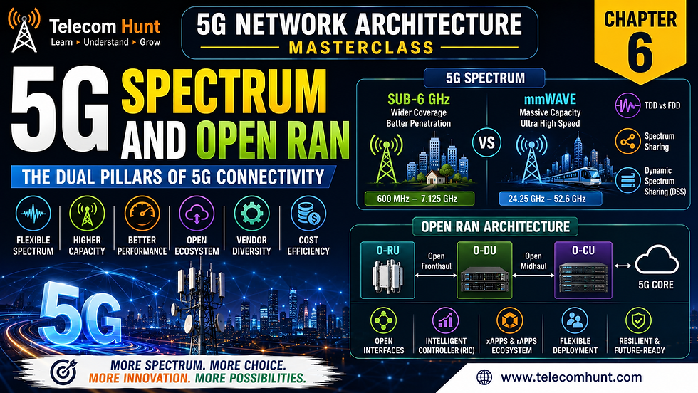 Chapter 6. 5G Spectrum and Open RAN