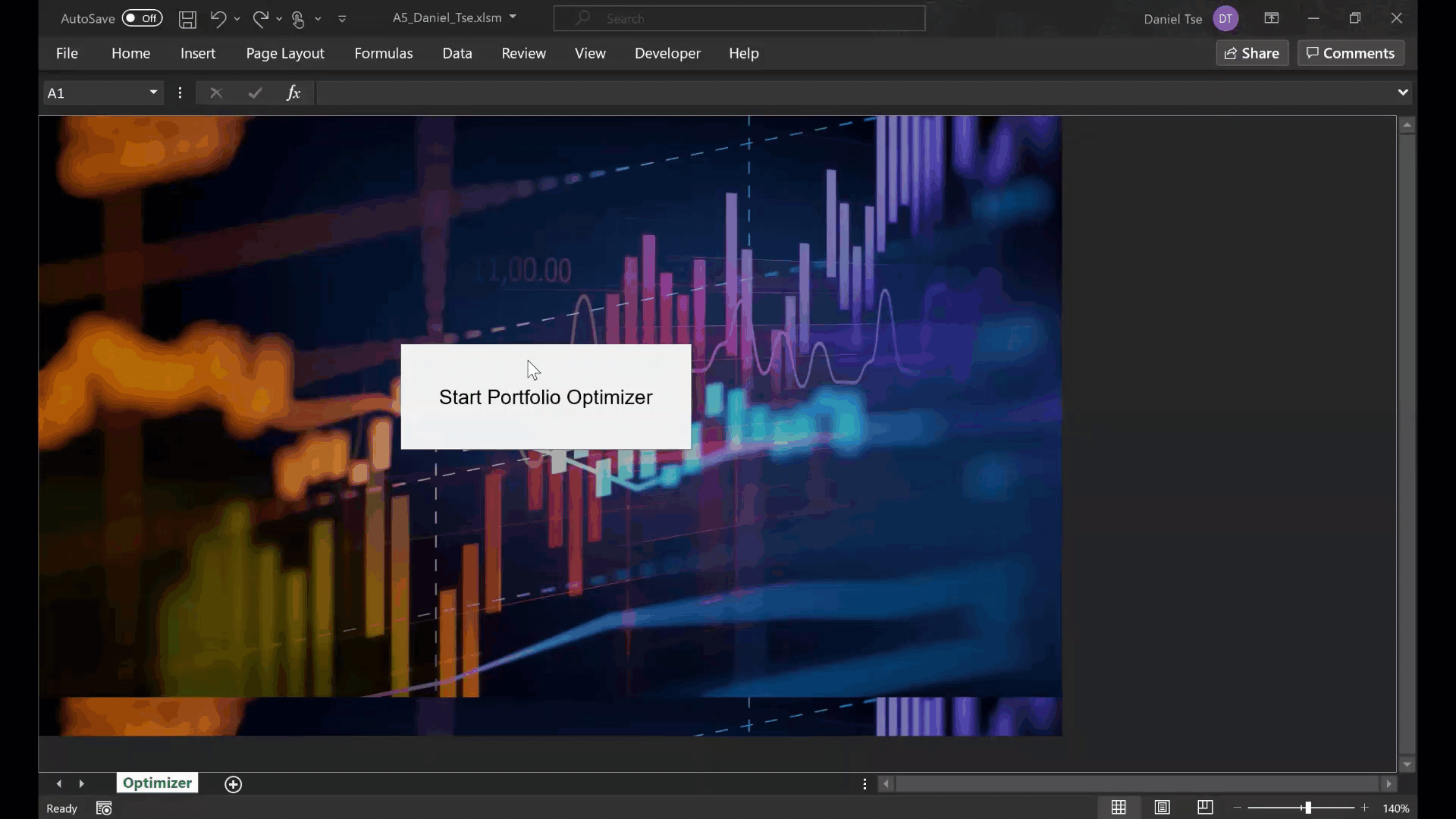 Excel VBA (Stock Portfolio Optimizer)