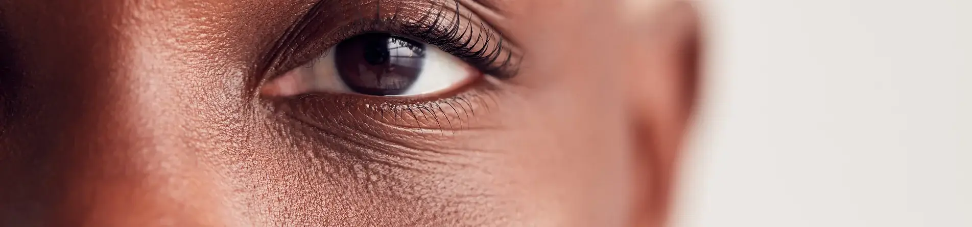 Close up of eye