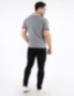 Thumbnail: Men’s Slim Fit Polo Shirt with Zipper –  Short Sleeve with Contrast Collar