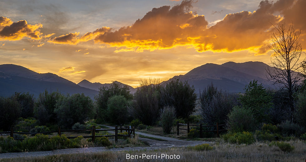 Side of the Road Sunset