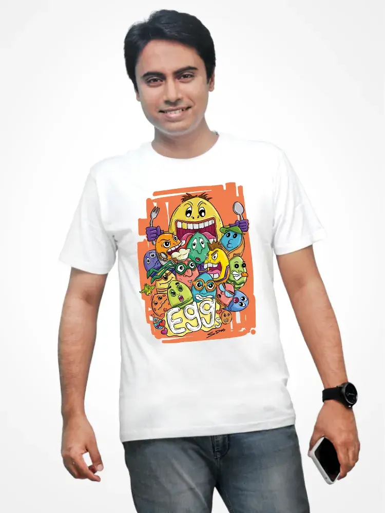 Thumbnail: Eggs Party Doodle Men T-Shirt