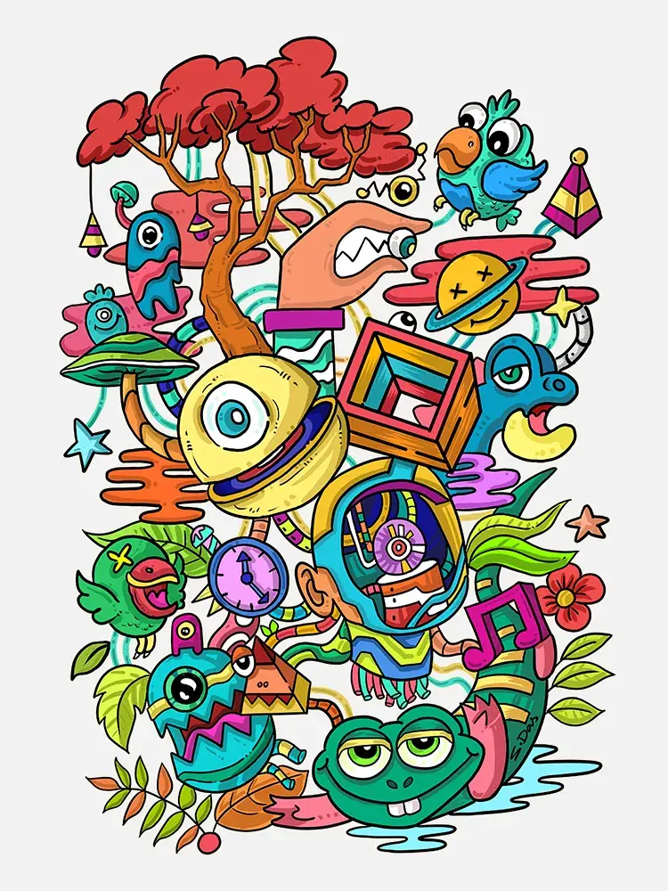 Thumbnail: Lazy Doodle Women T-Shirt