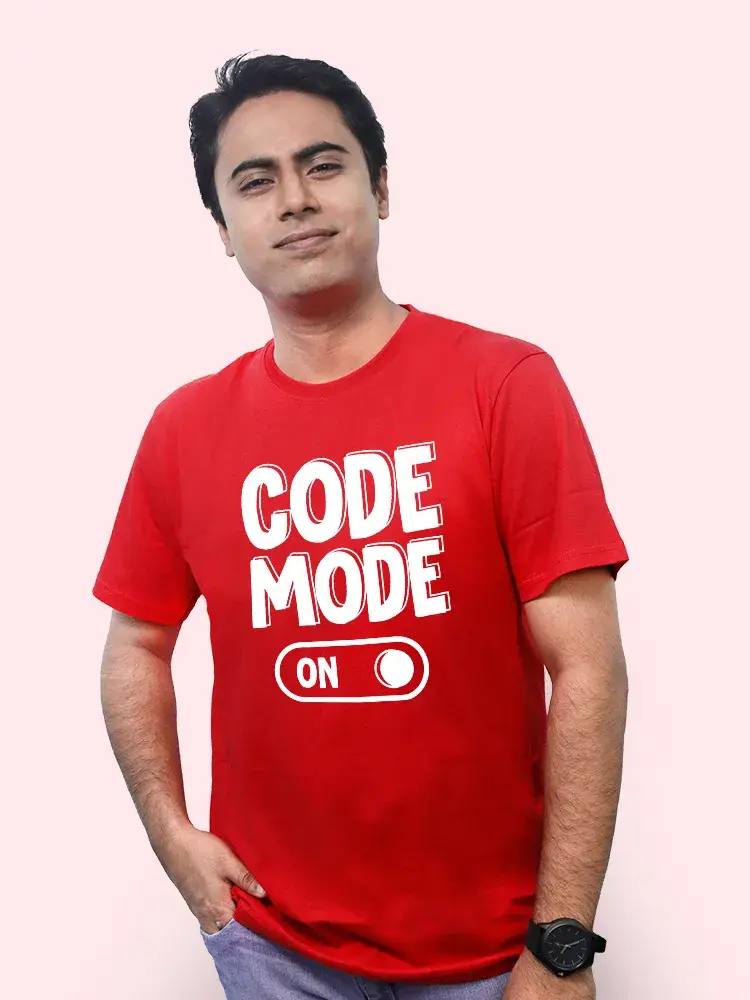 Thumbnail: Code Mode On Men Graphic T-Shirt