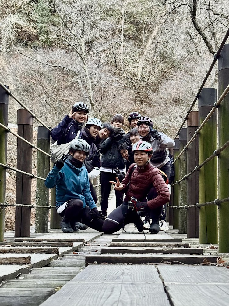 花貫渓谷で集合写真