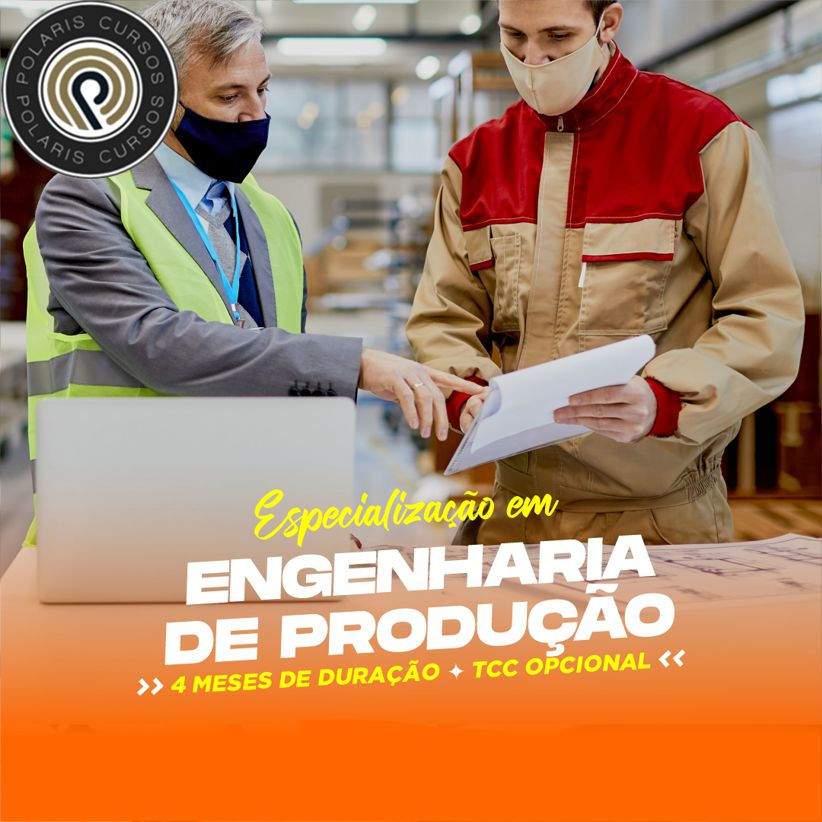 PÓS-GRADUAÇÃO EM ENGENHARIA DE PRODUÇÃO (EAD 4 MESES)