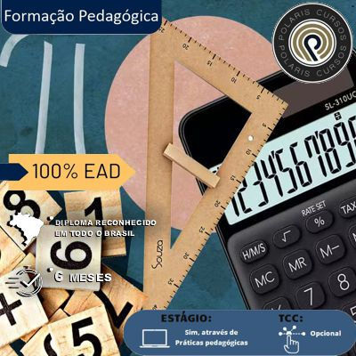 SUPERIOR FORMAÇÃO PEDAGÓGICA EM MATEMÁTICA (EAD 6 MESES)