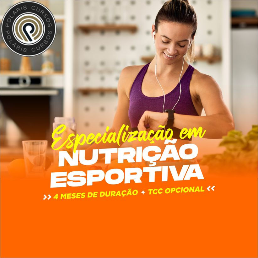 PÓS-GRADUAÇÃO EM NUTRIÇÃO ESPORTIVA (EAD 4 MESES)