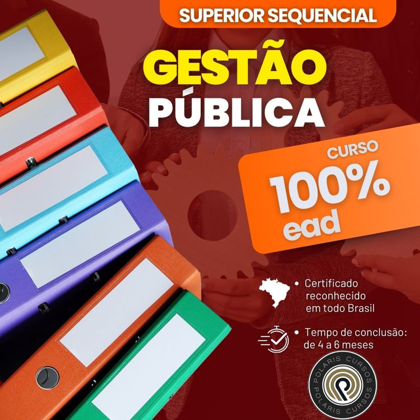 SUPERIOR SEQUENCIAL GESTÃO PÚBLICA