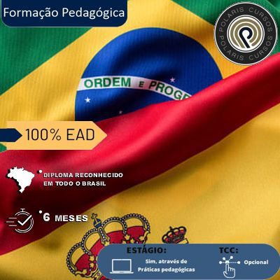 SUPERIOR FORMAÇÃO PEDAGÓGICA EM LETRAS ESPANHOL (EAD 6 MESES)