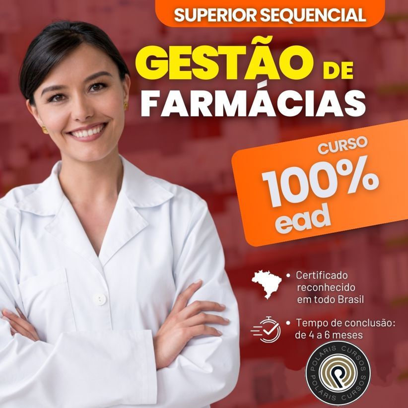 SUPERIOR SEQUENCIAL EM GESTÃO DE FARMÁCIAS
