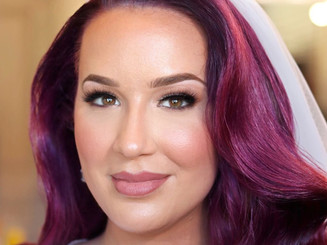 Personal portrait of my wedding makeup