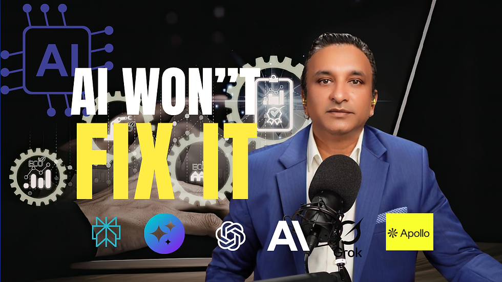 AI Will Not Fix a Broken Sales Process