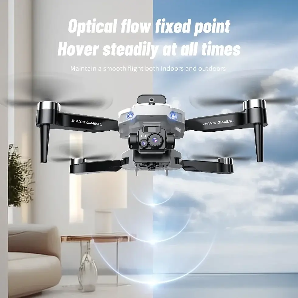 Thumbnail: CS-12 Drone 4K Professional HD Camera 8K Photography Dron No GPS Foldable Quadco