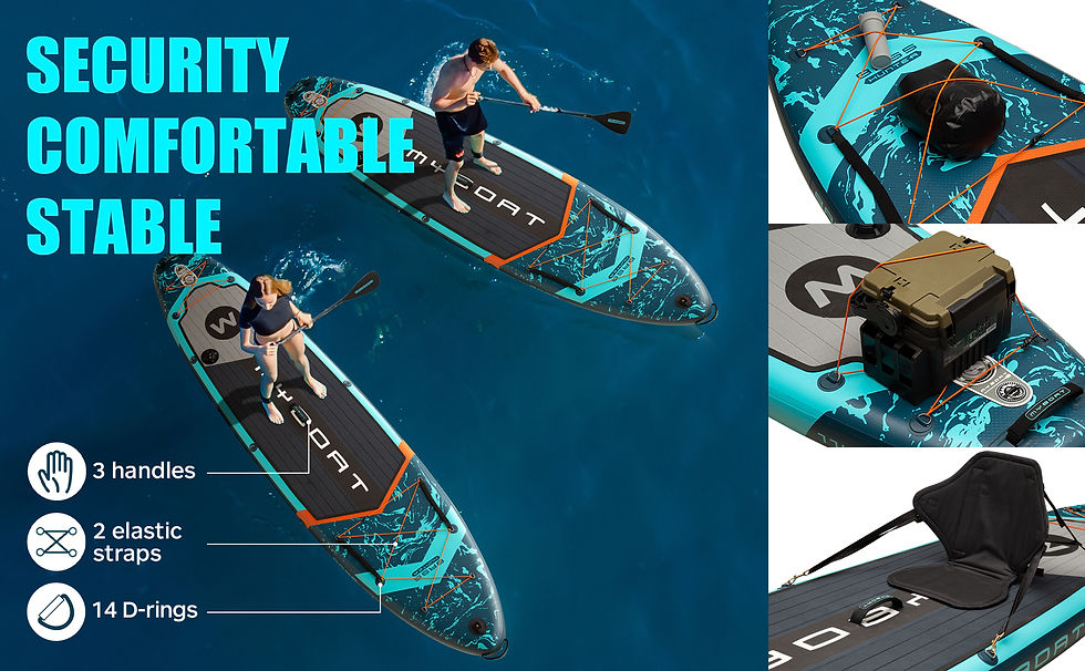 Thumbnail: Myboat Waterproof  Extra Wide Inflatable Paddle Board 11'6''x34''x6''Adult Stand