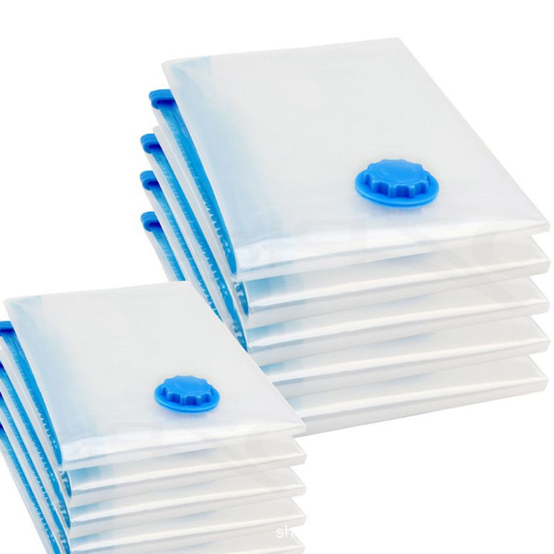 Thumbnail: Vacuum Bag for Clothes with Valve Storage Bag Extraction Valve Compressed Organi