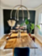 Dining room chandelier installation by Smart Choice Electric