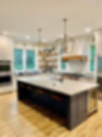 Modern kitchen recessed and decorative lighting installed by Smart Choice Electric