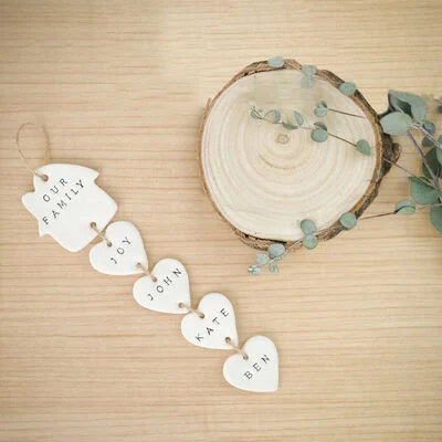 Family Clay Wallhanging