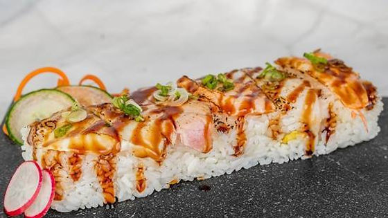 Rainbow Pressed Sushi
