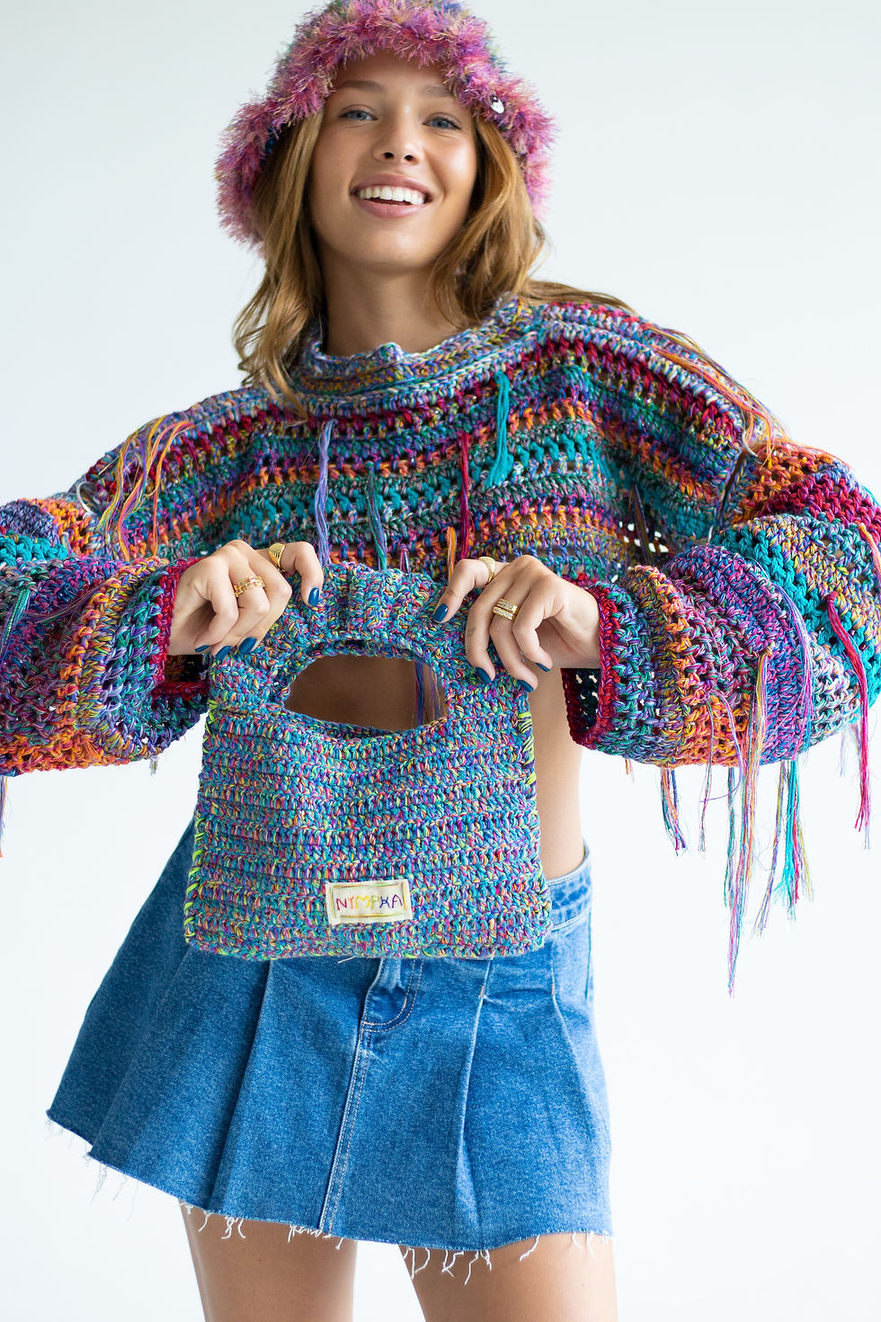 Miniatura: hoops crop sweater