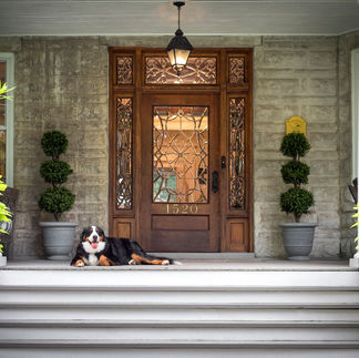 Historic 1904 Bauer Mansion Downtown Naperville Designed by Lauren Collander Interiors