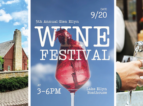 WINE FESTIVAL | Don't Miss the 5th Annual Glen Ellyn Wine Festival by kō-zē September 20