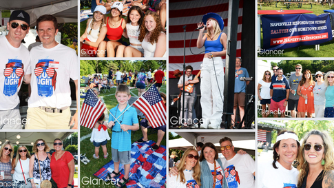 SCENE AROUND SUBURBIA | Naperville Salute In Downtown Naperville on Rotary Hill (July 3)
