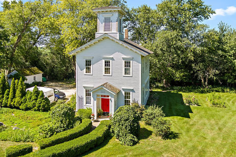 OWN A PIECE OF HISTORY | Renovated La Fox Schoolhouse Bell Tower Has Distinct Character & Charm