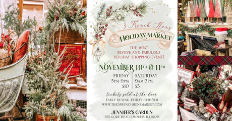 HOLIDAY MARKET | 3 French Hens Holiday Market Happening in Morris this Weekend!