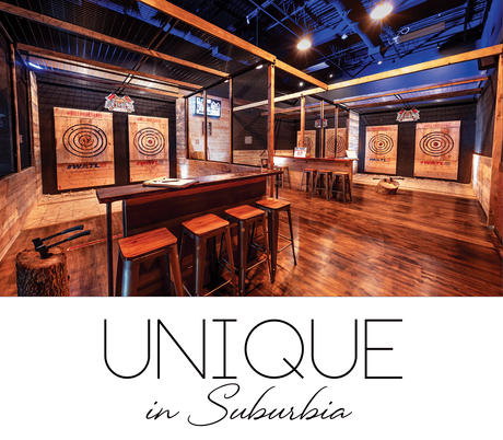 UNIQUE IN SUBURBIA | Looking for Something Different to Do? How About Axe Throwing!