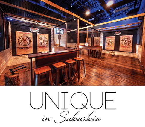 UNIQUE IN SUBURBIA | Looking for Something Different to Do? How About Axe Throwing!