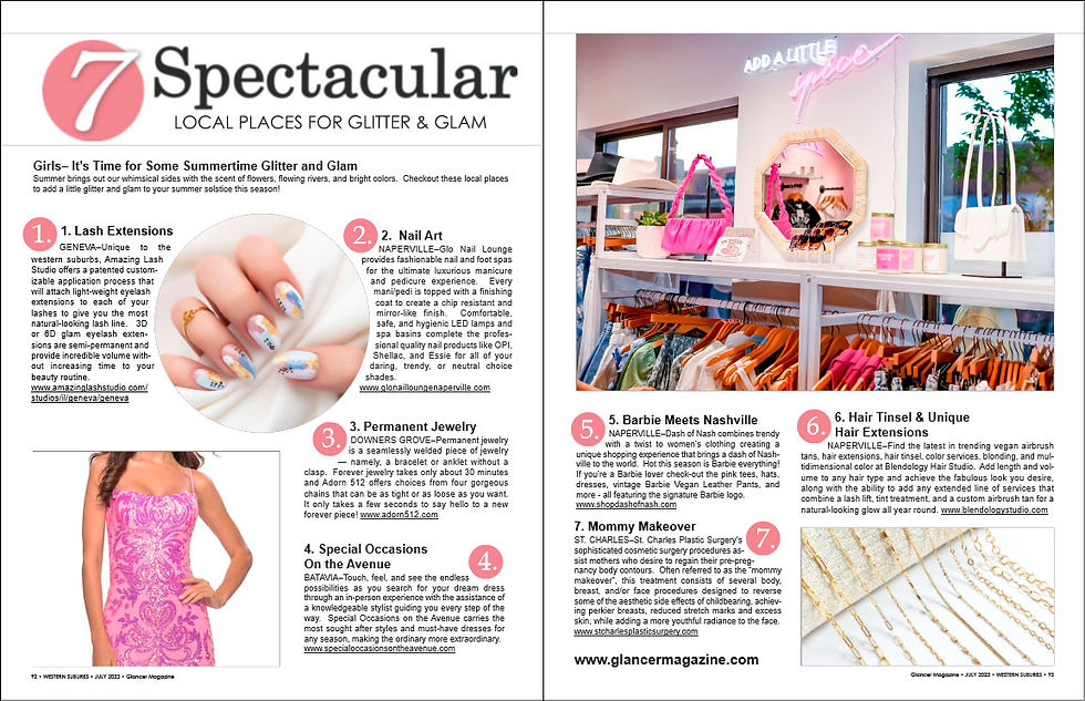 7 SPECTACULAR | Places for Glitter & Glam
