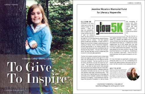 TO GIVE, TO INSPIRE | Jeanine Nicarico Memorial Fund for Literacy Naperville