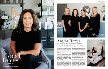 COVER STORY | Angela Horejs of Simply Beautiful Day Spa in Downers Grove– A Locally Loved Favorite