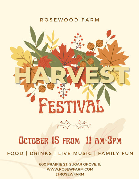 HARVEST FESTIVAL | A Fun Fall Event at Rosewood Farm, Bring the Whole Family 