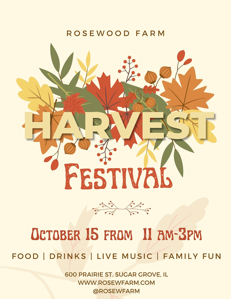 Harvest Festival at Rosewood Farm in Sugar Grove