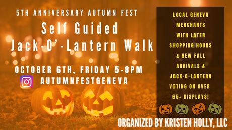 JACK-O'-LANTERN WALK | Self-Guided Walk in Geneva Will Have 75+ Merchants Participating