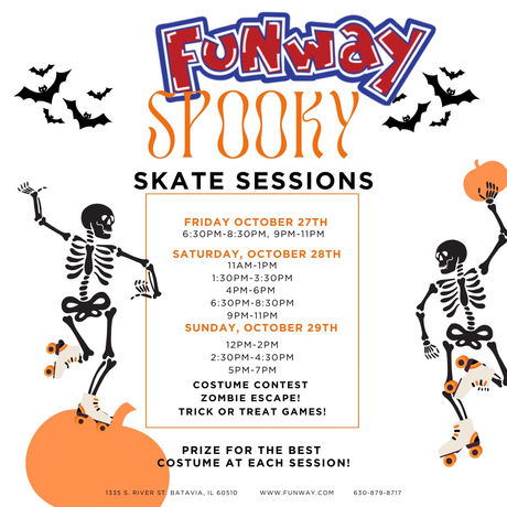 FUNWAY HALLOWEEN SKATE | Funway Invites You Out for a Rockin' and Rollin Good Time!