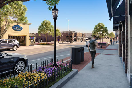 DOWNTOWN NAPERVILLE | Construction Has Begun on Fall 2022 Downtown Streetscape Project