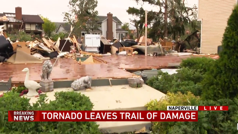 TORNADO TOUCHES DOWN | Naperville, Woodridge Among Communities Hit Hard Sunday Night 