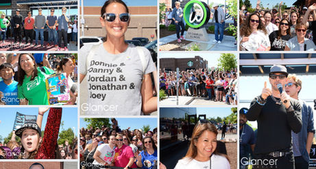 SCENE AROUND SUBURBIA | The Wahlk of Fame with NKOTB at Wahlburgers in St. Charles (June 18)