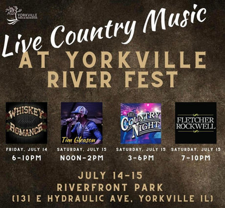 YORKVILLE RIVER FEST 2023 | Country Music Entertainment Line-Up