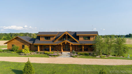 MILLION DOLLAR LISTING | Log Home on 17 Acres in Beautiful Elburn 