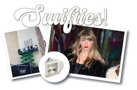 SWIFTIE FUN | A Cryptic QR Code Mural Has Appeared on the Side of a Building in River North