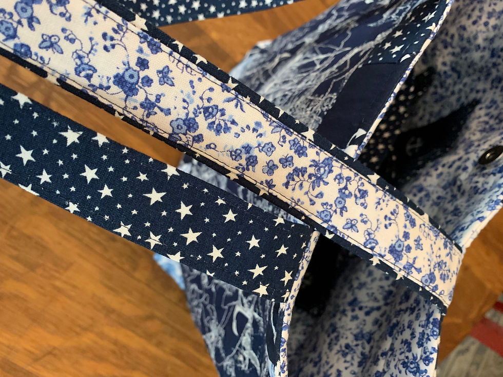 Thumbnail: Navy blue tote bag