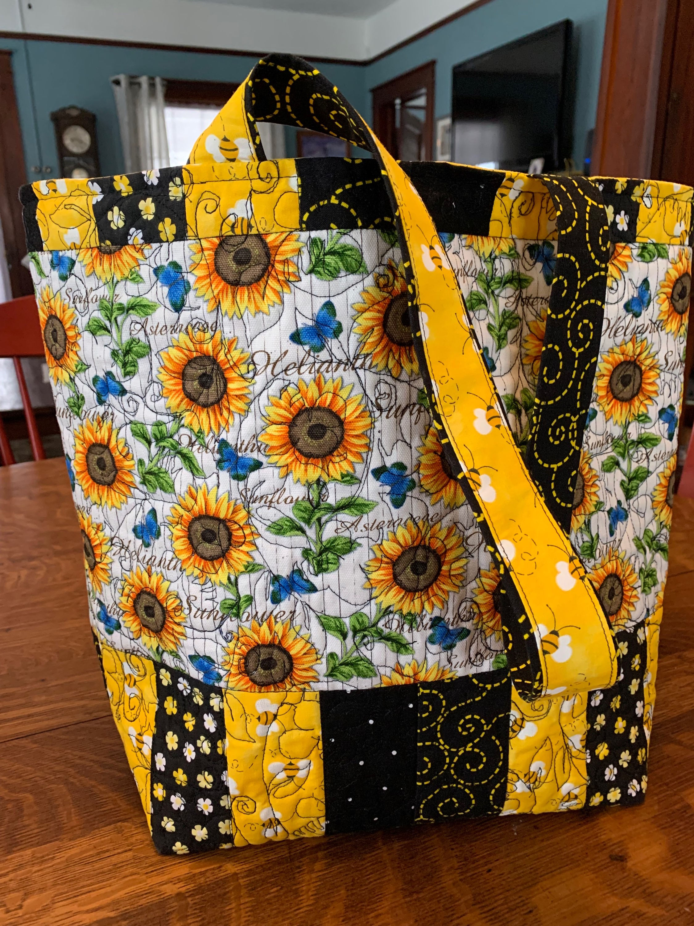 Sunflower tote bag