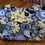 Thumbnail: Purple and yellow daisy 6 pocket purse