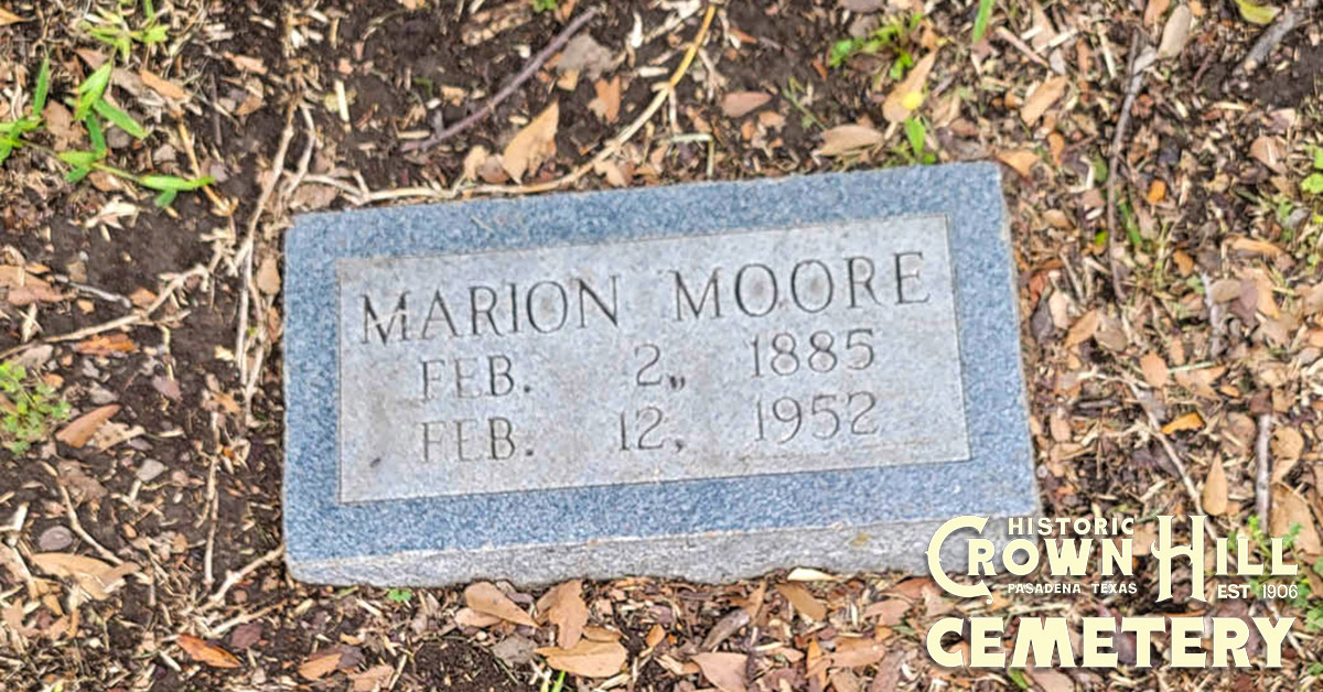 Moore, Marion Walker